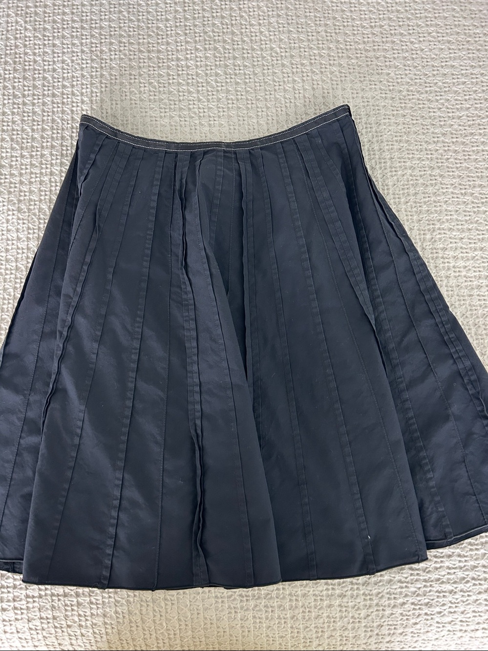 Classic cotton black Gunex A-Line Skirt